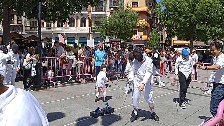 Exhibición de esgrima este sábado en el marco de Toledo Cómic Fest