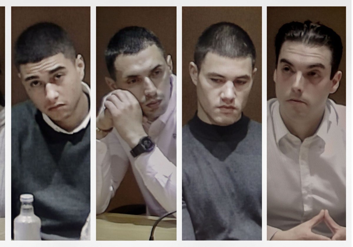 En la imagen Kaio Amaral, Diego Montaña, Alejandro Freire 'Llumba' y Alejandro Míguez