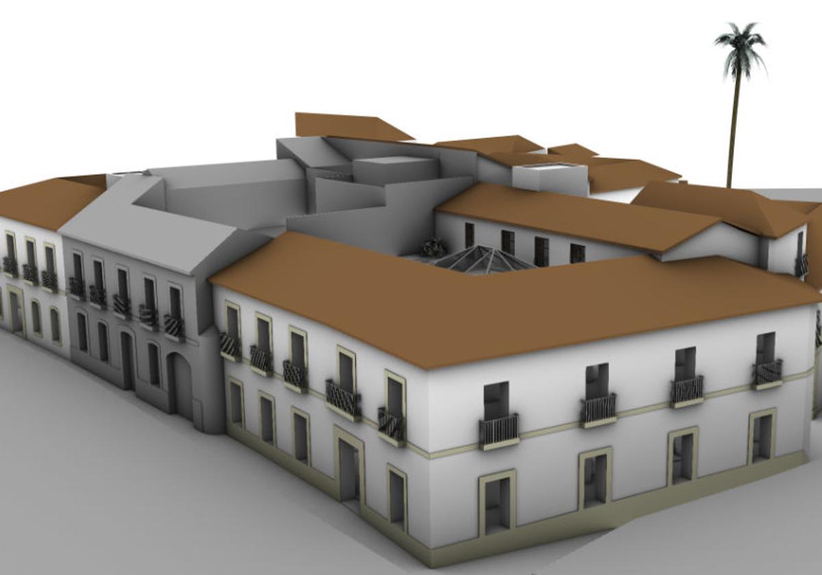 Infografía del futuro hotel de cinco estrellas de las calles Cabezas y Caldereros