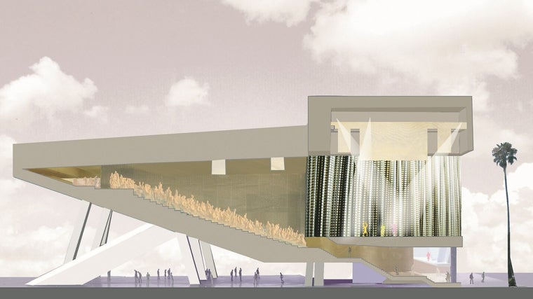Auditorio que se había proyectado para el Palacio del Sur