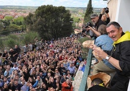 'Apedreados' con pan y quesillo en Palencia