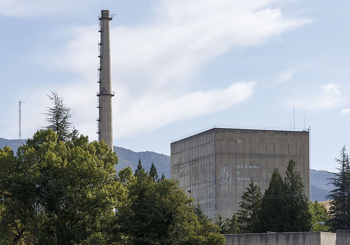 Central nuclear de Santa María de Garoña, en la provincia de Burgos