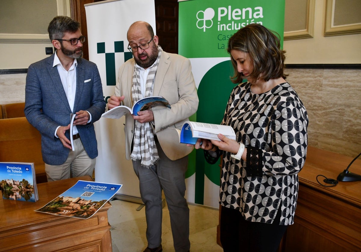 Daniel Collado, Tomás Arribas y Lorena Pérez de Vargas