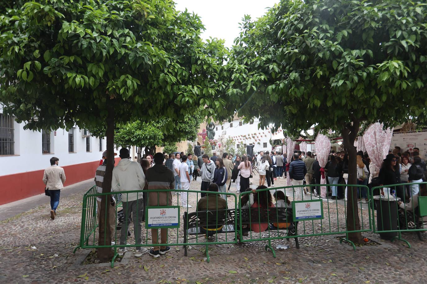La seguridad en el comienzo de las Cruces de Mayo, en imágenes