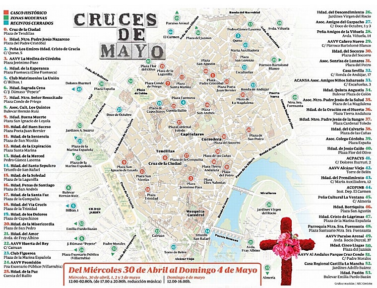 Las Cruces abren desde hoy el gran ciclo festivo del Mayo de Córdoba