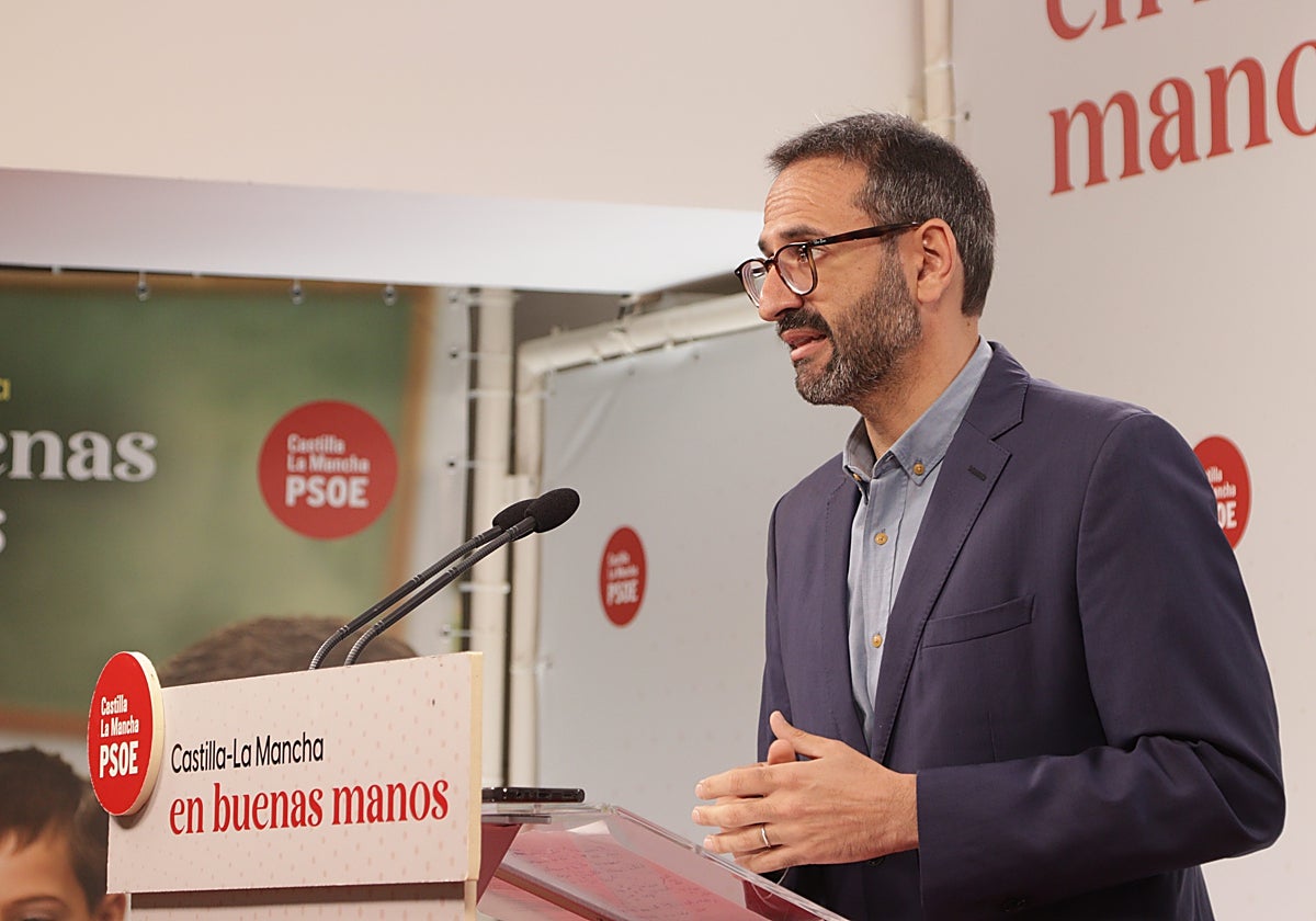 El secretario de Organización del PSOE de Castilla-La Mancha, Sergio Gutiérrez