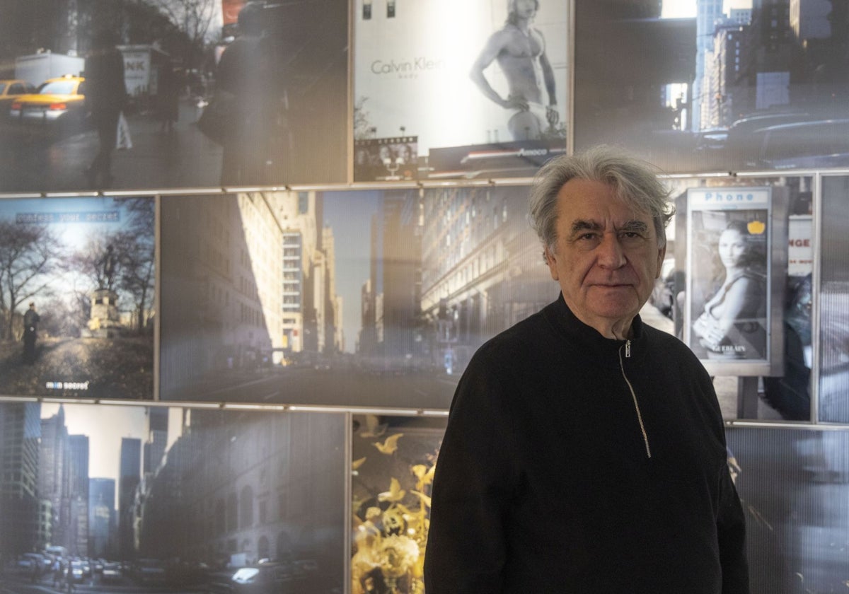 El artista Ángel Marcos, en el DA2 de Salamanca