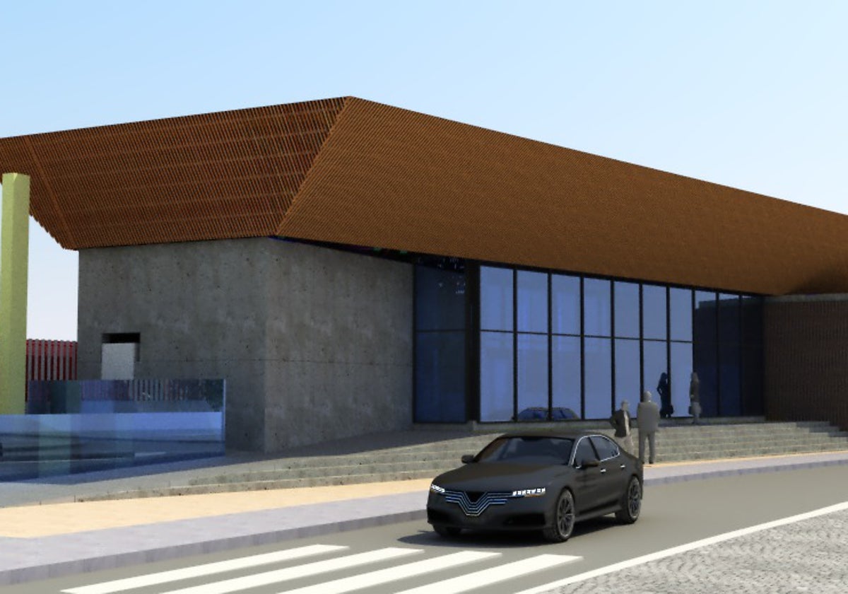 Imagen del proyecto de la nueva estación de Metrovalencia de Paiporta
