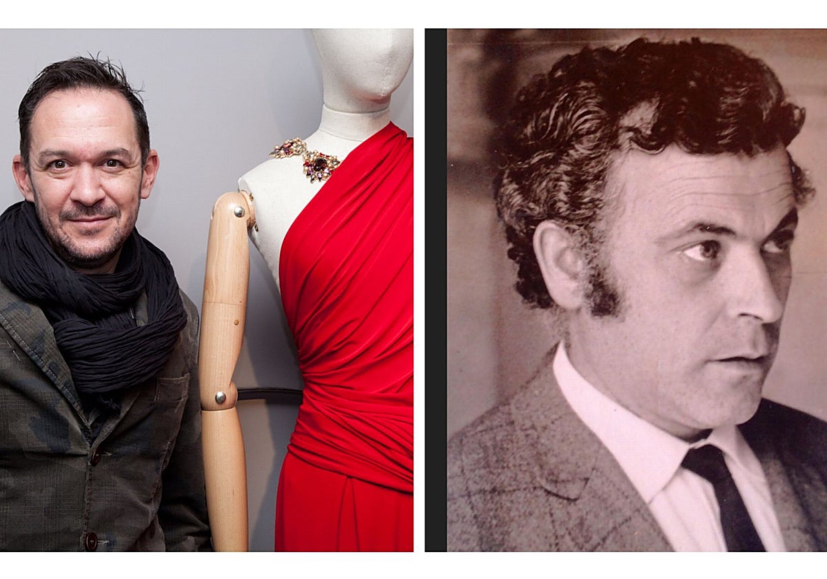 El diseñador Ulises Mérida y el escultor Kalato, nacidos en Galvez