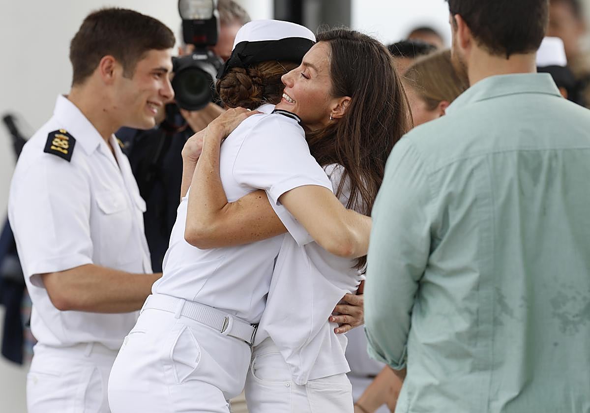 La Reina Letizia y Leonor se reencuentran en Panamá