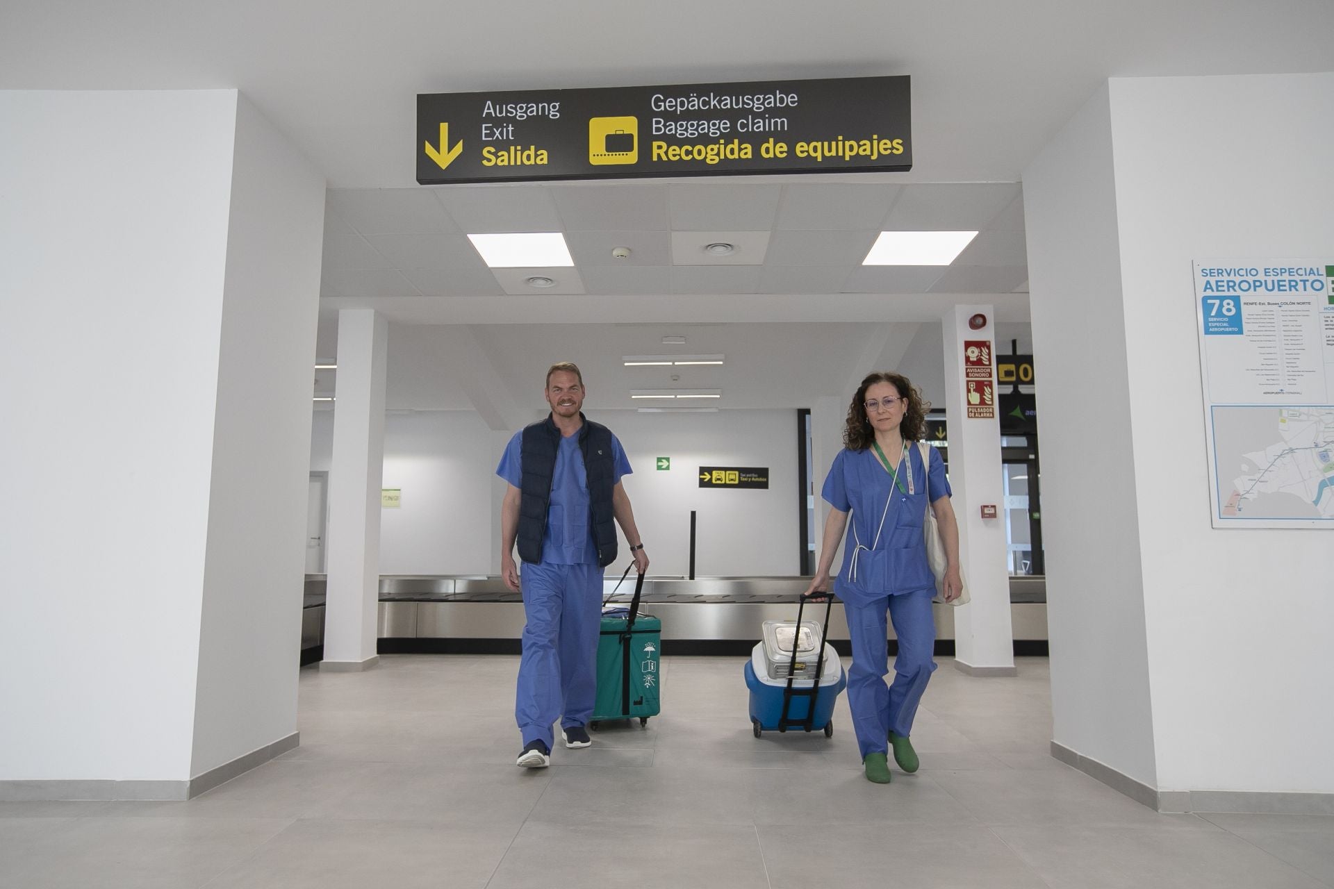 La cronología de un vuelo para un trasplante en Córdoba, en imágenes