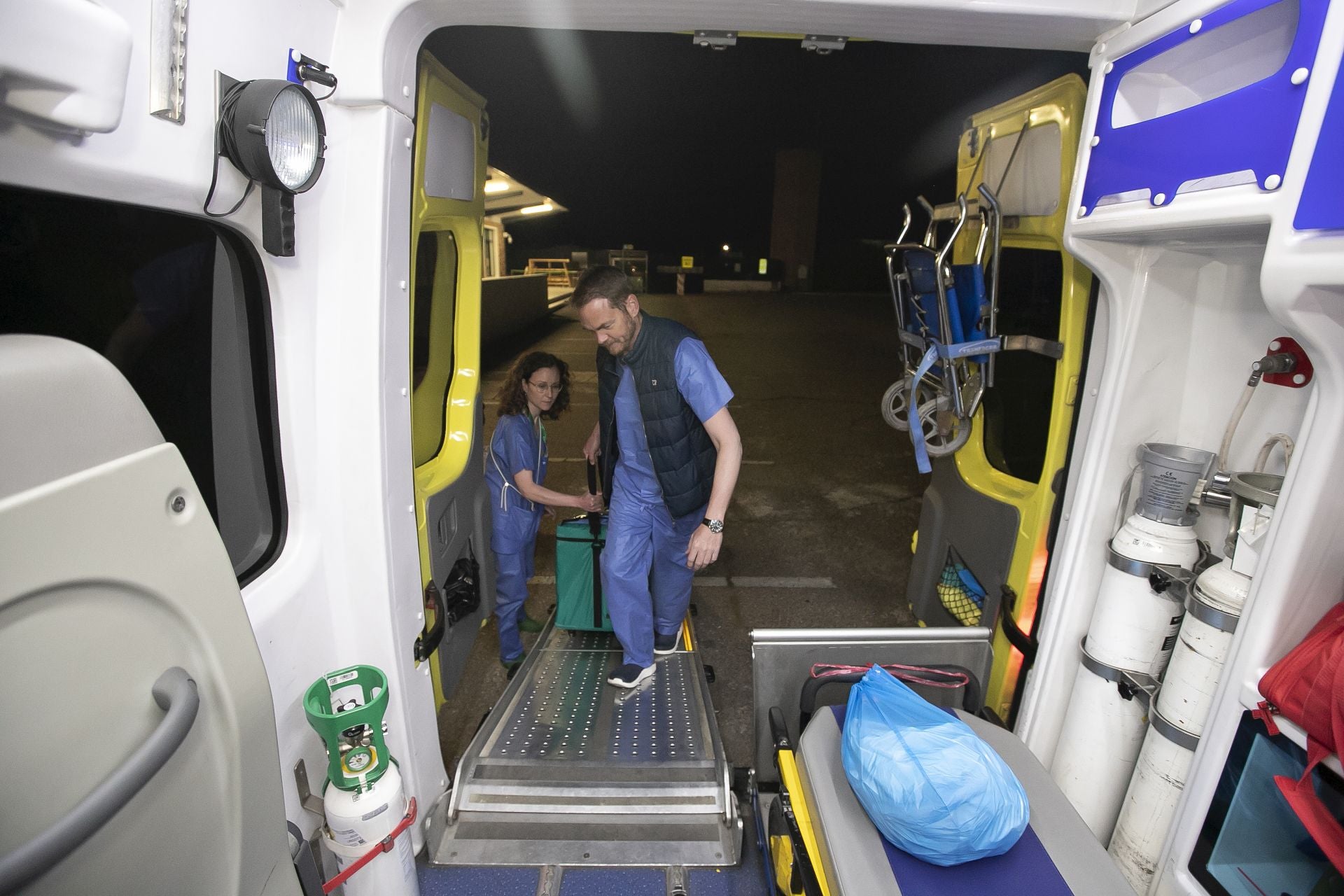 La cronología de un vuelo para un trasplante en Córdoba, en imágenes