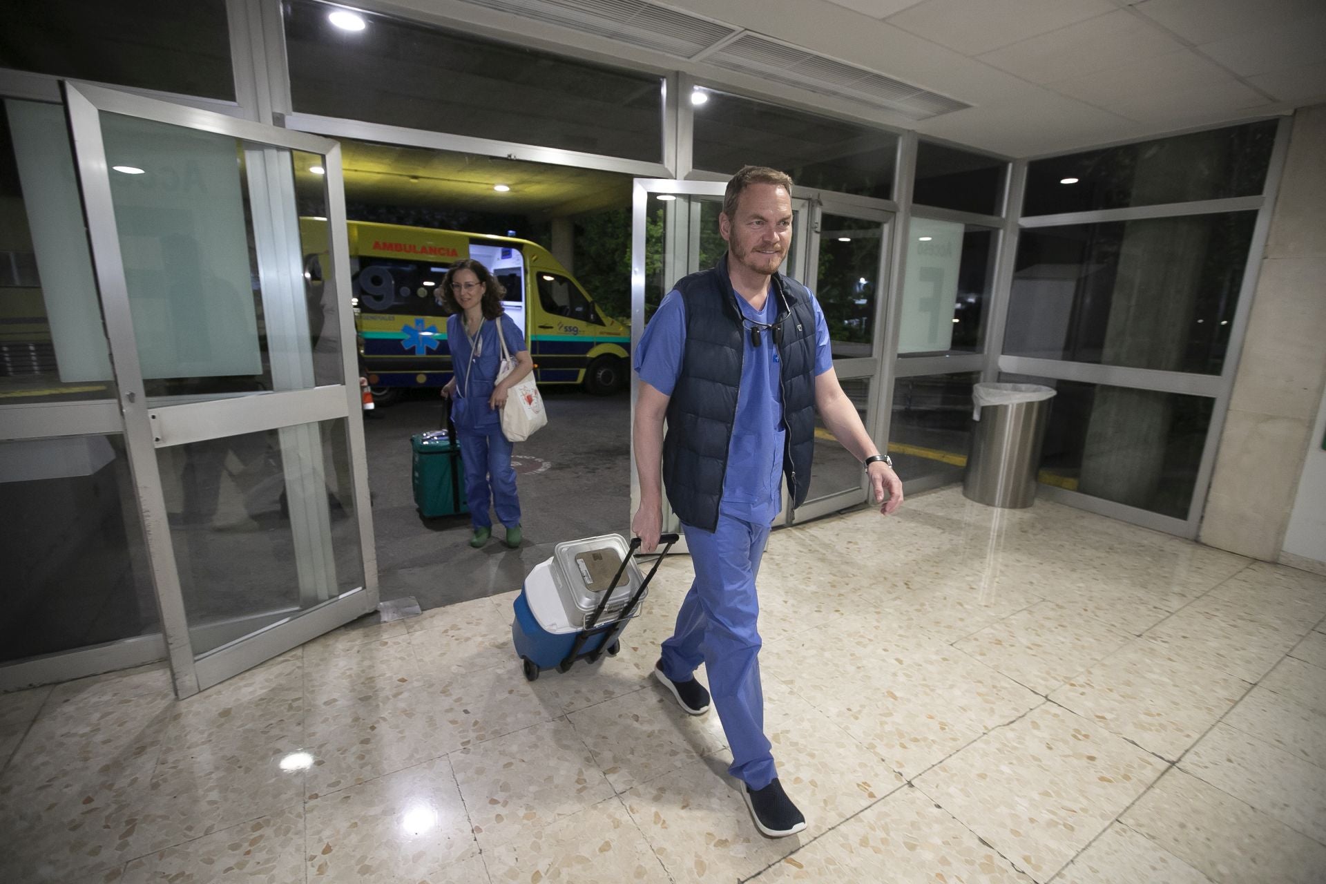 La cronología de un vuelo para un trasplante en Córdoba, en imágenes