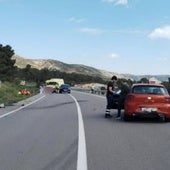 Detenido el conductor que dio positivo en cocaína tras arrollar a un motorista en Gargallo (Teruel)