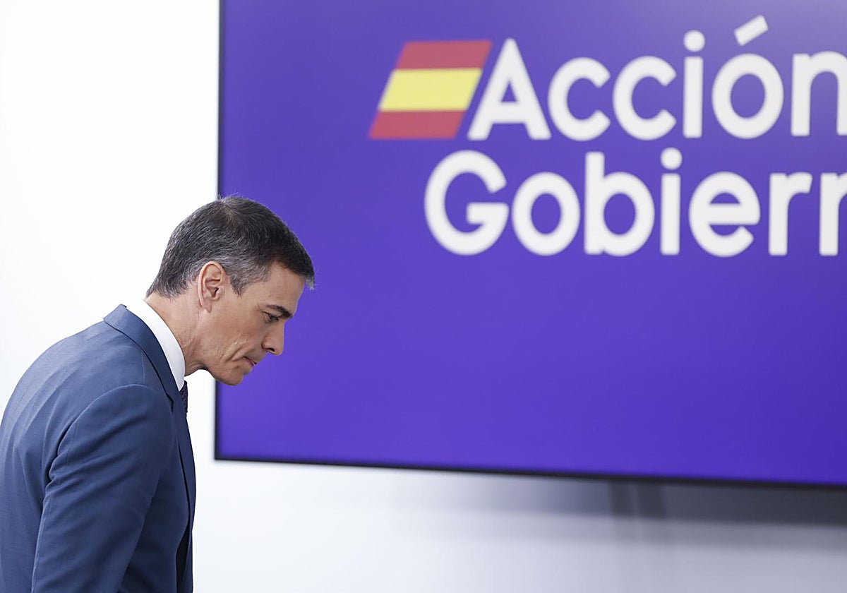 El presidente del Gobierno, Pedro Sánchez