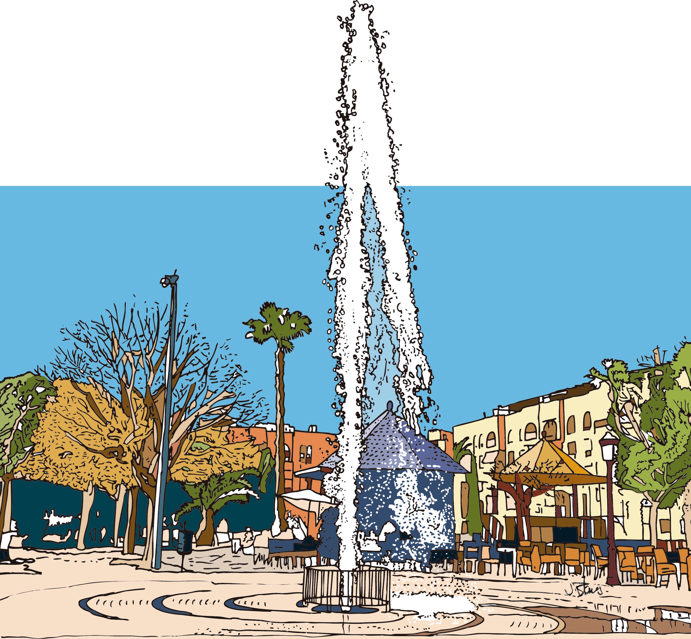 Dibujo de instalaciones de agua en Sant Joan d'Alacant