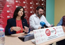 La actual número dos de la UGT en Córdoba, Encarna Laguna, aspirante a dirigir el sindicato en el próximo congreso