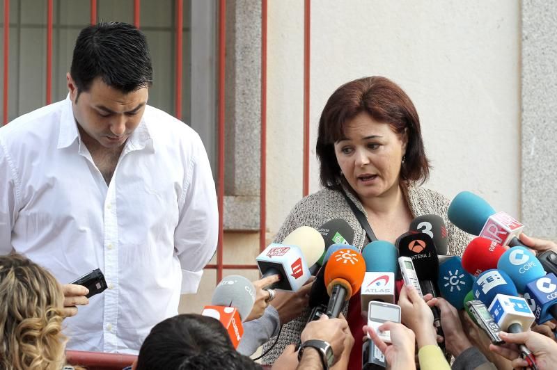 Ruth Ortiz en una de sus declaraciones públicas en una imagen de archivo