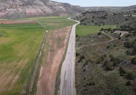 Una inversión de 1,6 millones para arreglar nueve kilómetros de una carretera de la España vaciada, entre Tierzo y Corduente