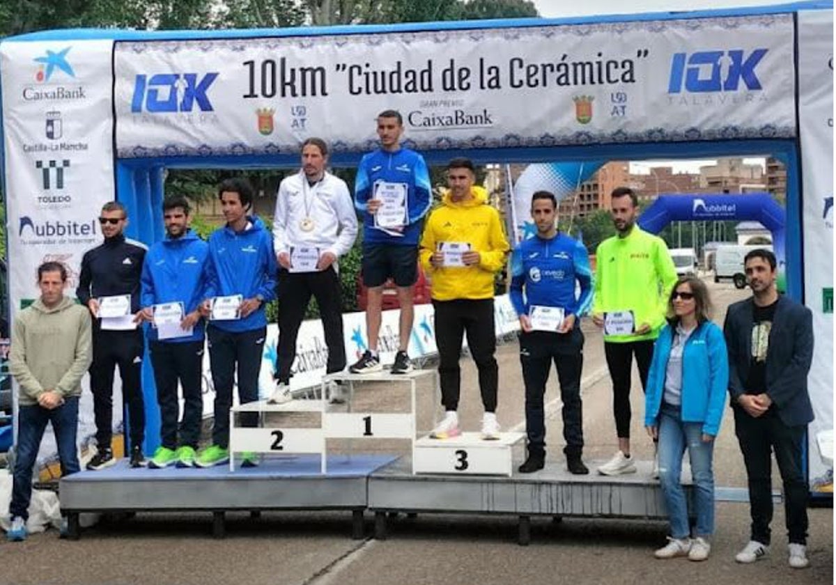 Podio masculino en Talavera de la Reina