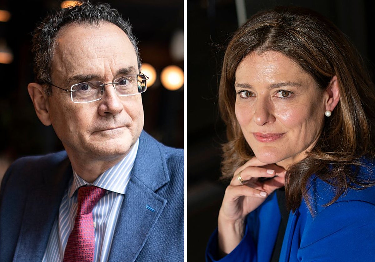 El experto en geoestrategia Pedro Baños y la politóloga Miriam González