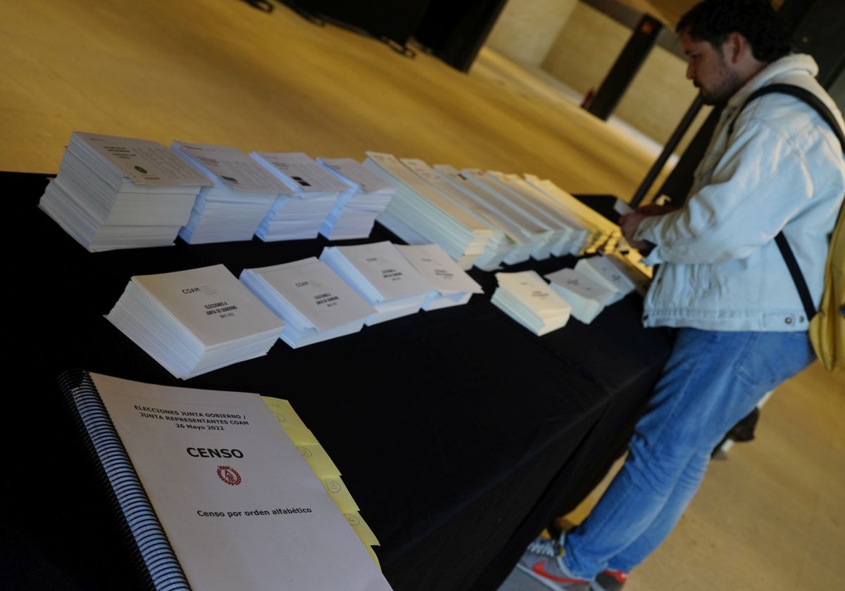 Elecciones en el Colegio de Arquitectos en 2022