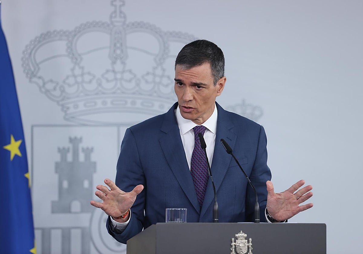 Imagen de archivo del presidente del Gobierno, Pedro Sánchez