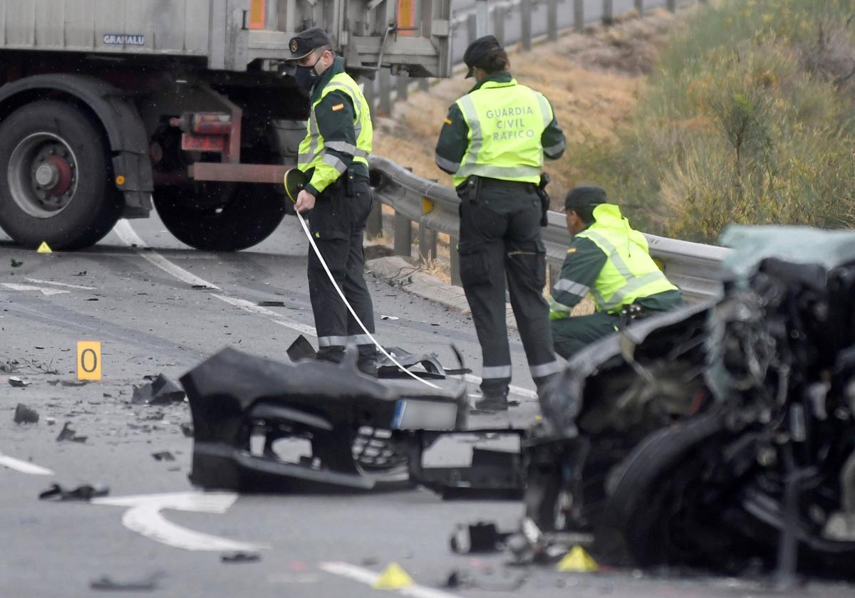 Accidente en la carretera CL-605.
