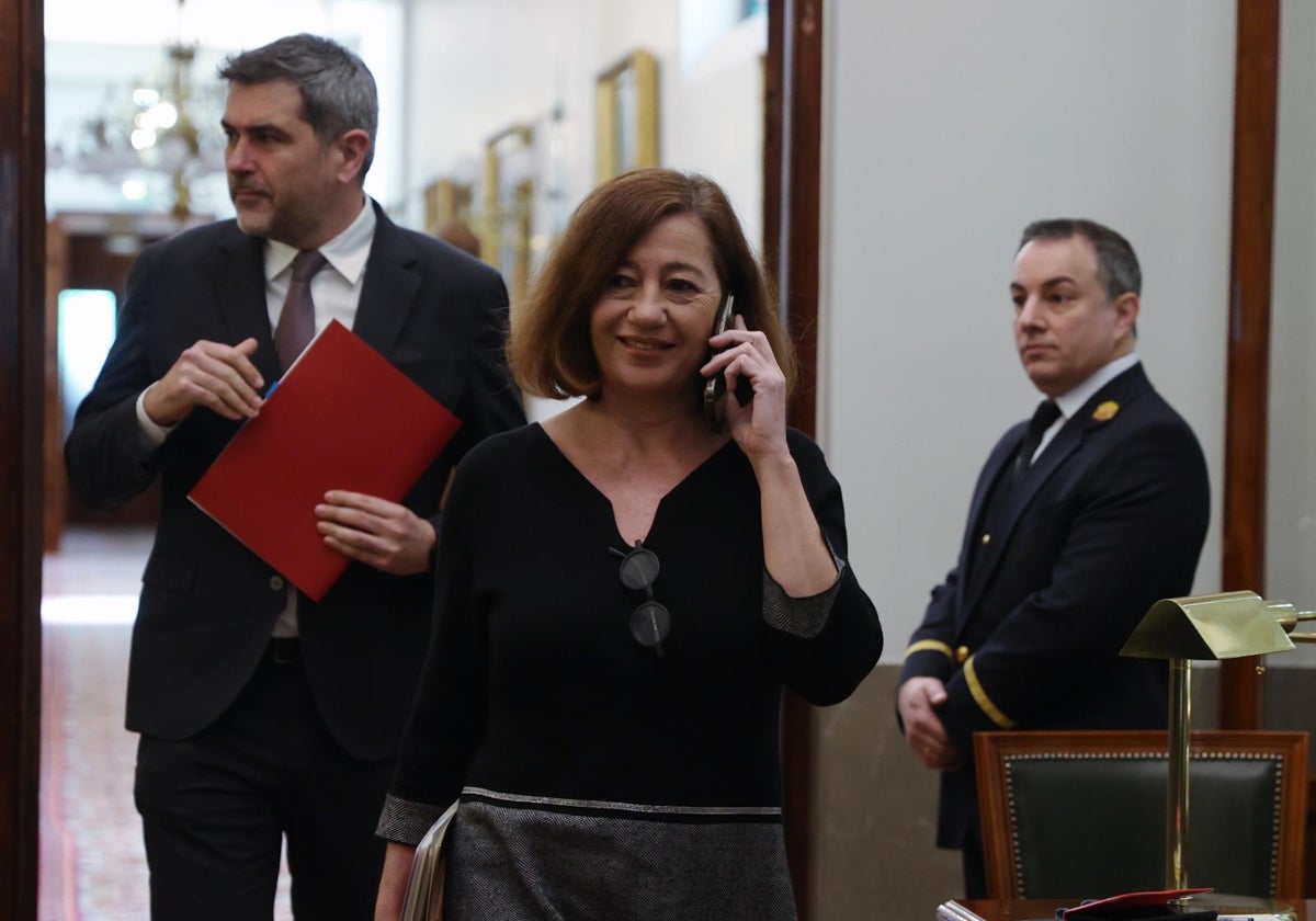 La presidenta del Congreso de los Diputados, Francina Armengol