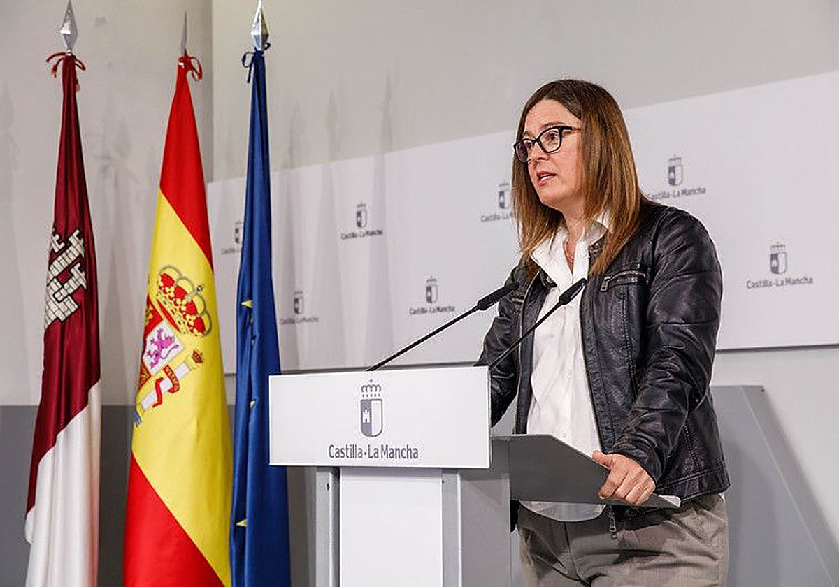 Esther Padilla, este miércoles, en rueda de prensa