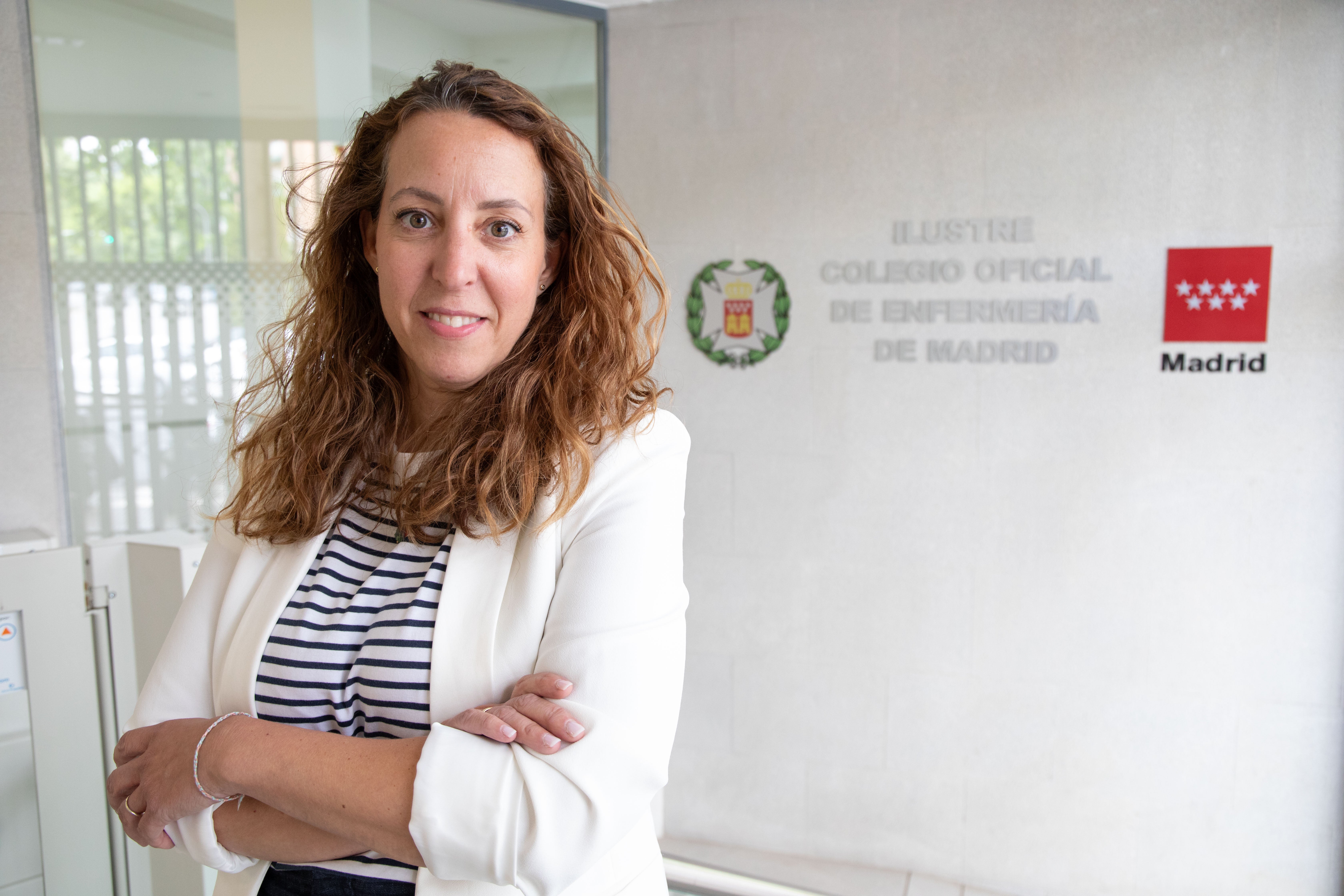 Mar Rocha, portavoz y tesorera del Colegio Oficial de Enfermería de Madrid