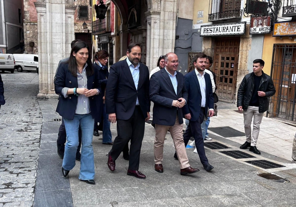 Miguel Tellado y Paco Núñez hoy en Cuenca donde mantendrán encuentros con empresarios de la provincia