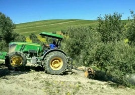 Muere un agricultor al volcar su tractor en una finca de Villacarrillo (Jaén)