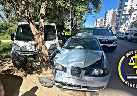 Un conductor ebrio, sin carnet y sin seguro provoca un accidente en Algeciras