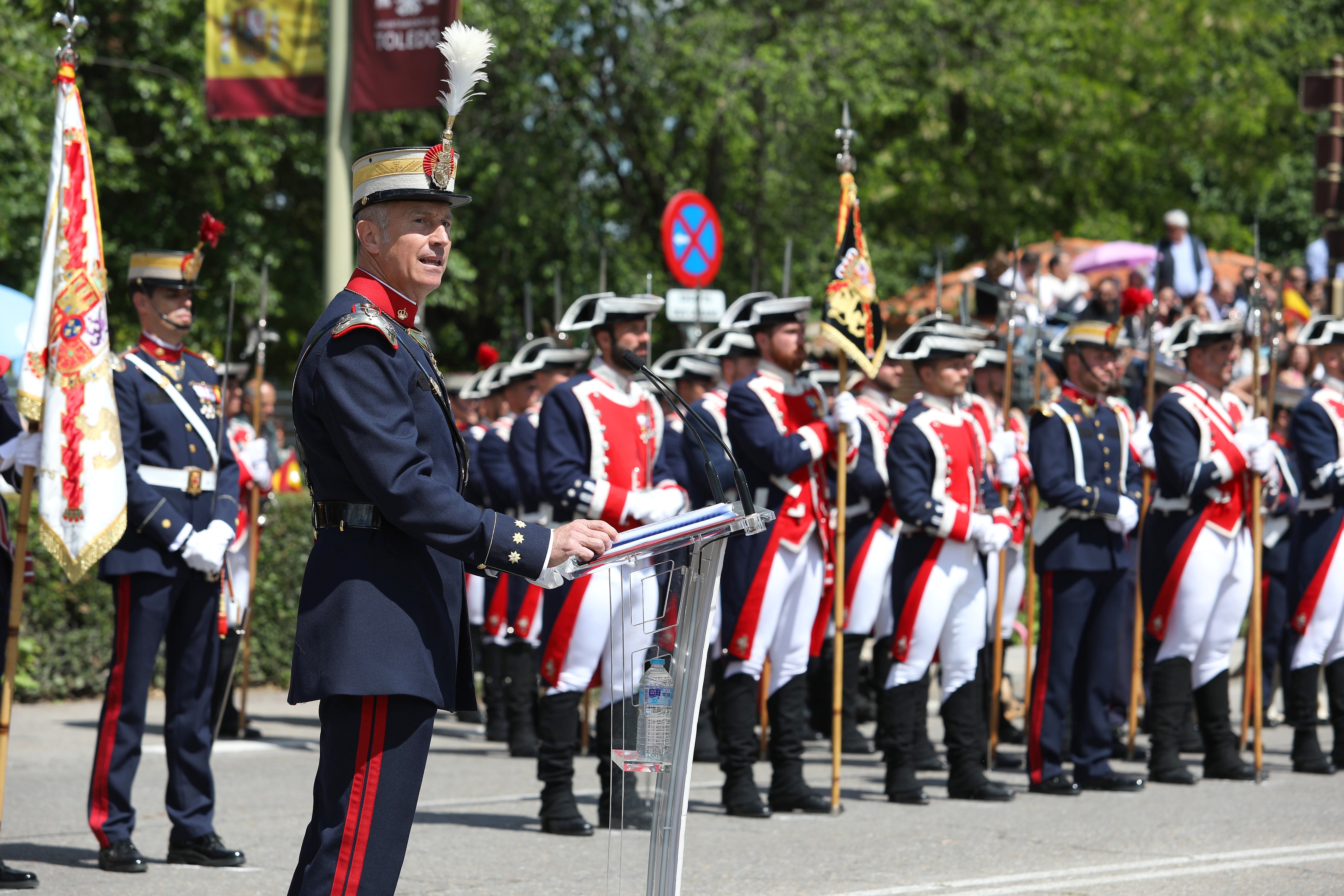 Las imágenes de la despedida de la Guardia Real de Toledo