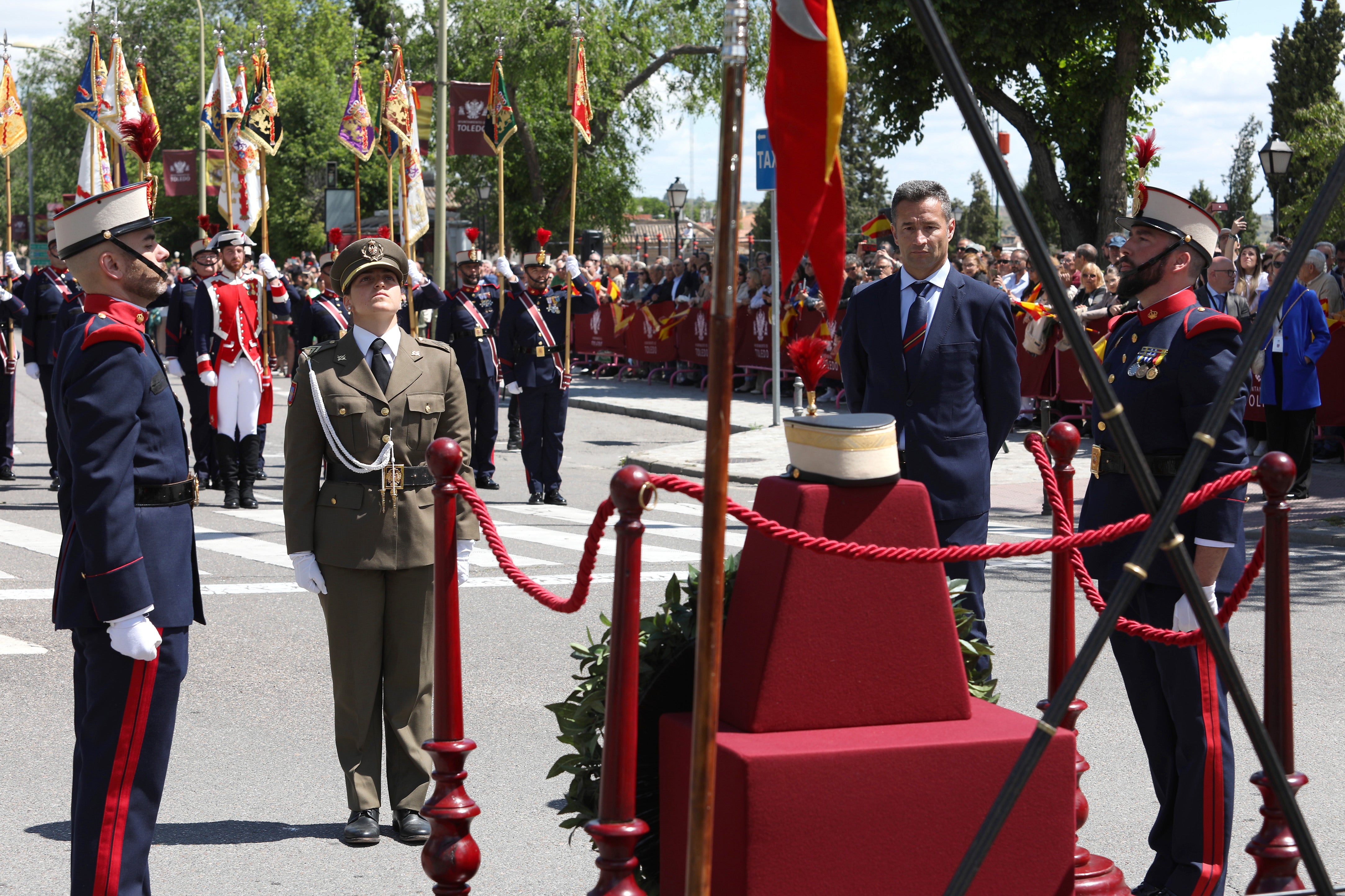 Las imágenes de la despedida de la Guardia Real de Toledo