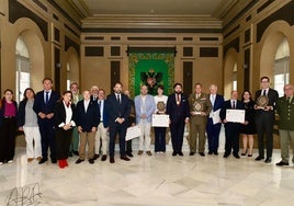Entregados los III Premios 'José Antonio Dávila' a la excelencia en heráldica y genealogía en la Diputación de Toledo