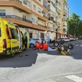 El choque se producía en la barriada de Villamundaka