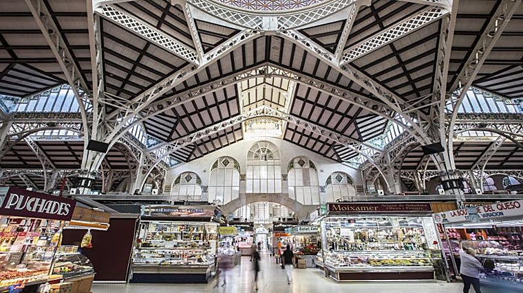 Imagen de archivo del Mercado Central de Valencia