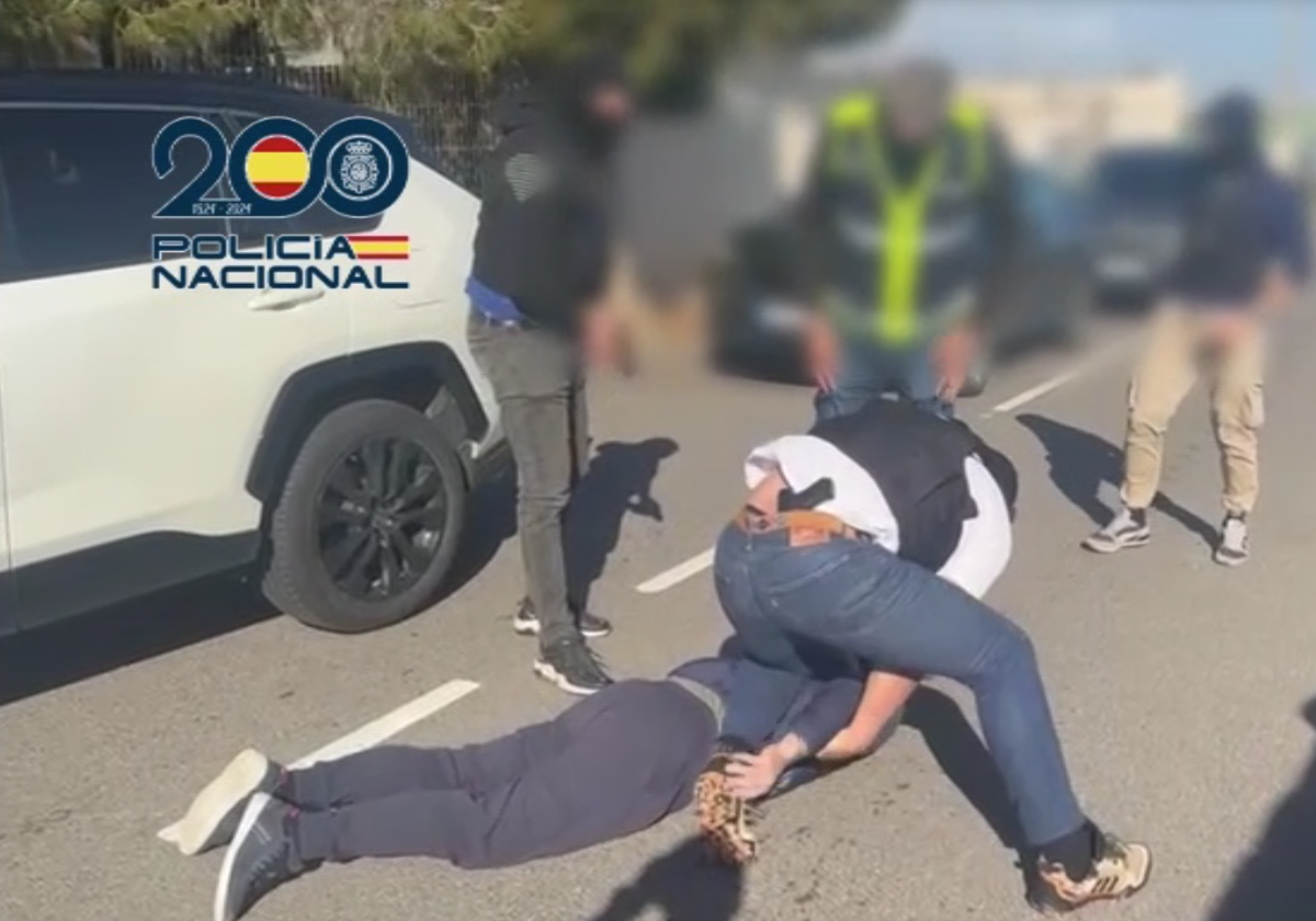 Imagen de las detenciones.