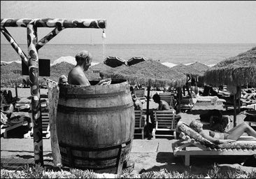 Una fotografía de Jürgen Schadeberg de la playa de Málaga