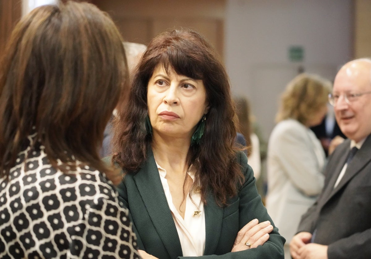 La ministra de Igualdad, Ana Redondo, en un acto celebrado en Valladolid