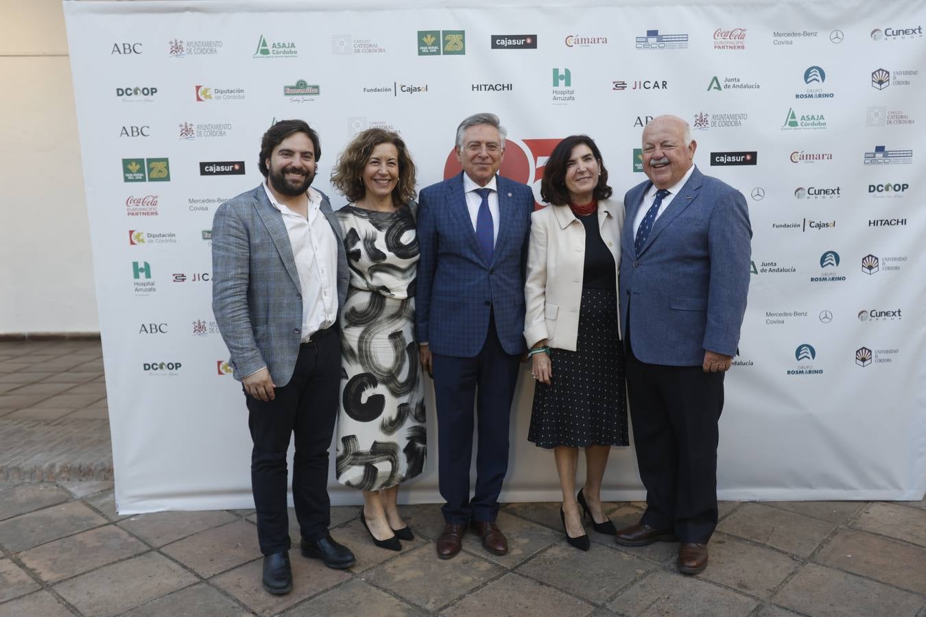 Los asistentes a la celebración del 25 aniversario de ABC Córdoba, en imágenes