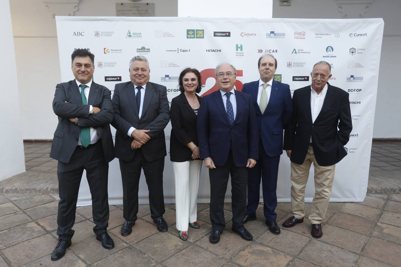 Los asistentes a la celebración del 25 aniversario de ABC Córdoba, en imágenes