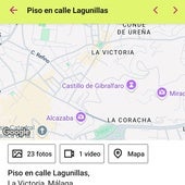 Captura de uno de los anuncios de vivienda que hay en el portal Idealista