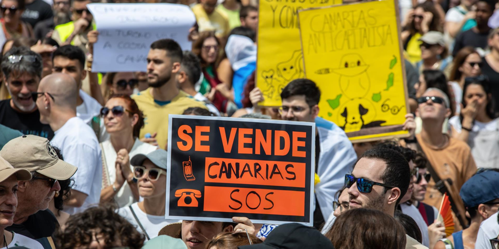 Canarias vuelve a las calles el 18-M contra el modelo económico  «basado en la turistificación»