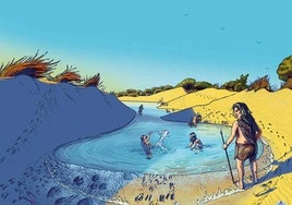 Los neandertales ya se bañaban en Matalascañas