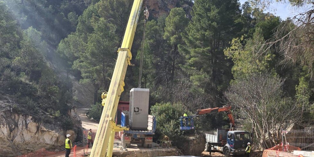 La CHS ultima los trabajos de emergencia para la mejora de la presa de La Fuensanta