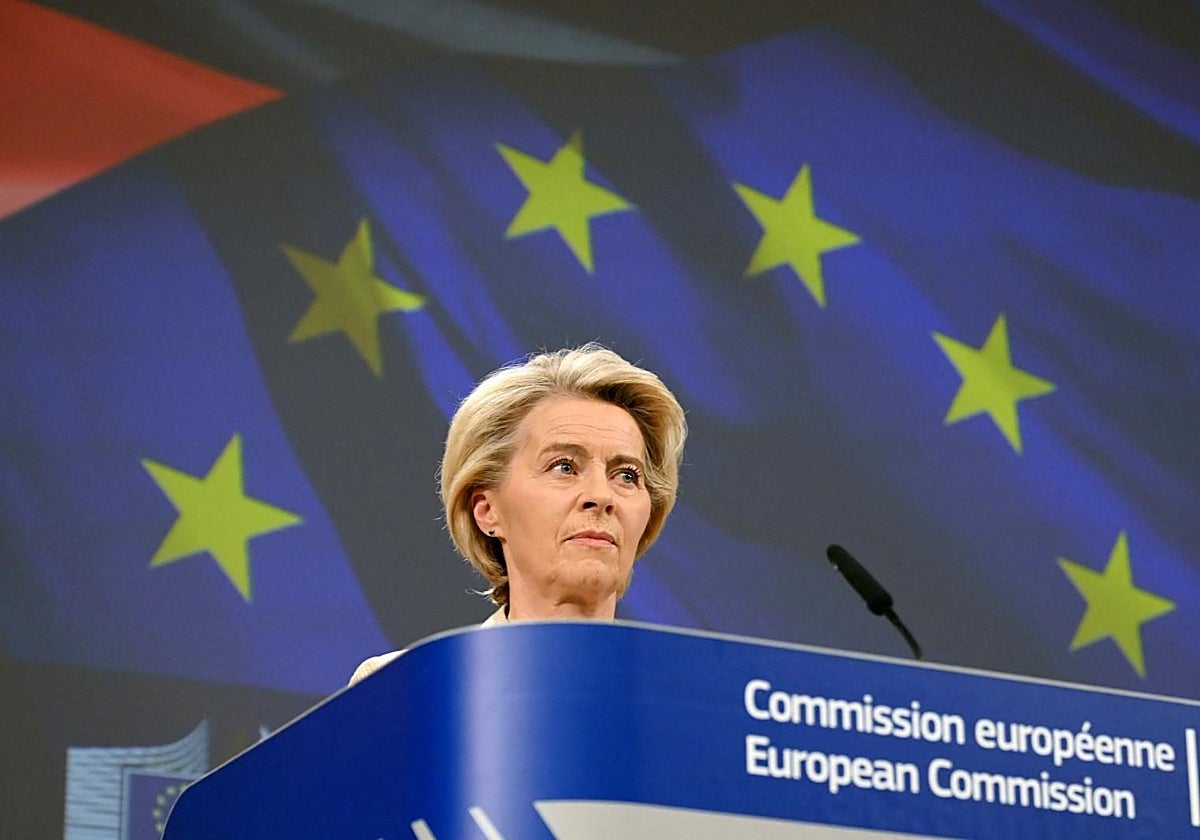 Imagen de archivo de la presidenta de la Comisión Europea, Ursula Von der Leyen