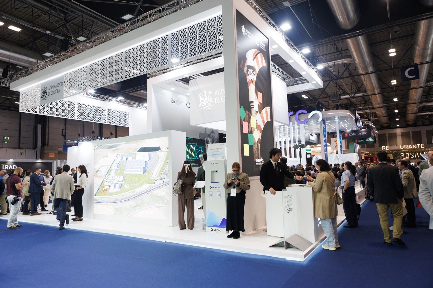 La intensa jornada de Córdoba en la Feria Internacional de Defensa, en imágenes